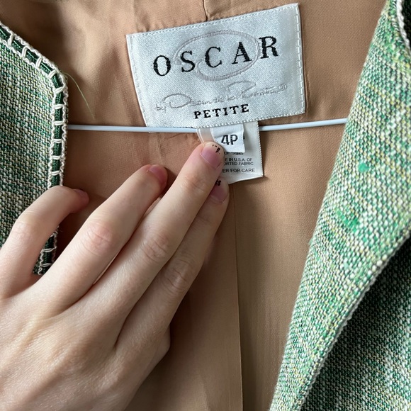 Oscar De La Renta Green Lady Jacket - Picture 2 of 9